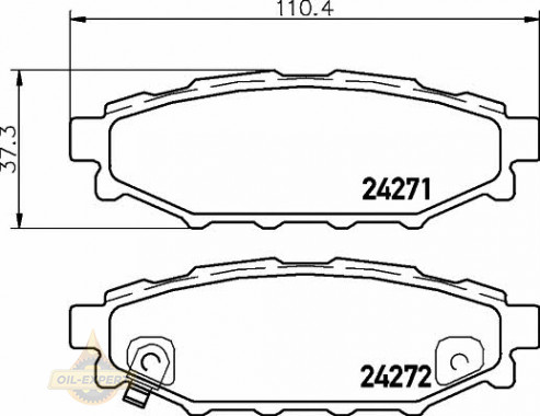 Textar Колодки тормозные дисковые TEXTAR 2427101 - Картинка 1