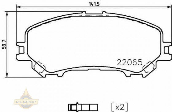 Textar Колодки тормозные дисковые TEXTAR 2206503 - Картинка 1