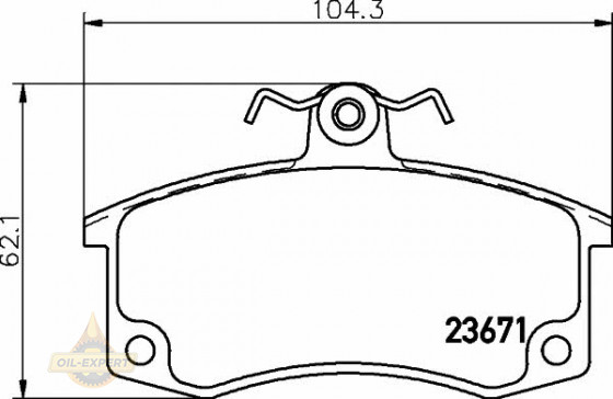 Textar Колодки тормозные дисковые TEXTAR 2367101 - Картинка 1