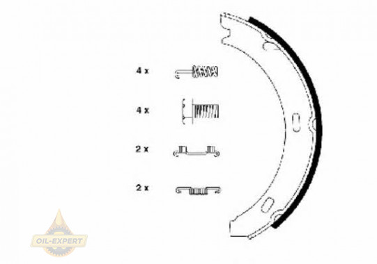 Textar Колодки тормозные барабанные TEXTAR 91032800 - Картинка 1