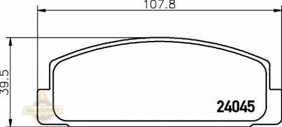 Textar Колодки тормозные дисковые TEXTAR 2404501 - Картинка 1