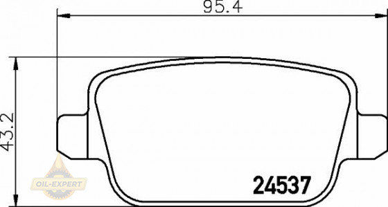 Textar Колодки тормозные дисковые TEXTAR 2453703 - Картинка 1