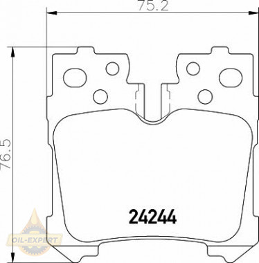Textar Колодки тормозные дисковые TEXTAR 2424401 - Картинка 1