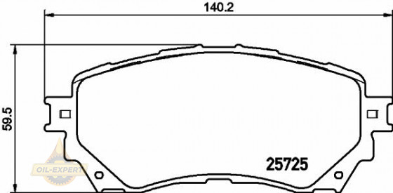 Textar Колодки тормозные дисковые TEXTAR 2572501 - Картинка 1