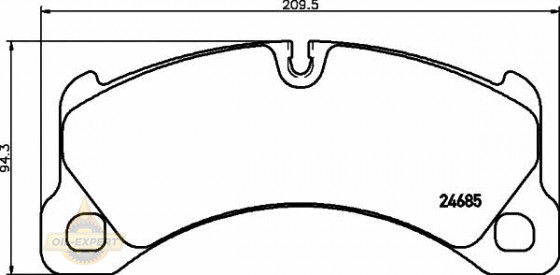 Textar Колодки тормозные дисковые TEXTAR 2468501 - Картинка 1