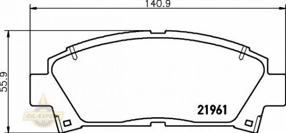 Textar Колодки тормозные дисковые TEXTAR 2196102 - Картинка 1