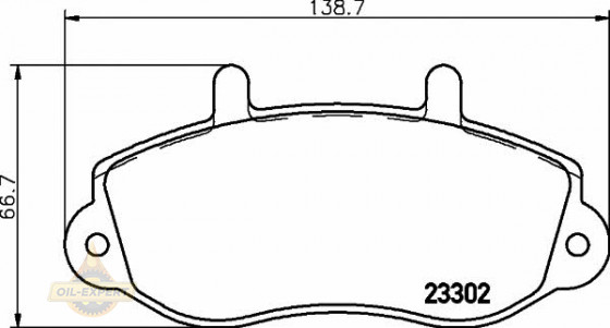 Textar Колодки дискові гальмові TEXTAR 2330201 - Заображення 1