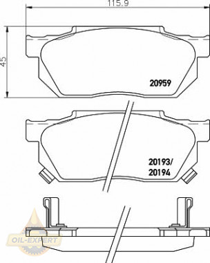 Textar Колодки тормозные дисковые TEXTAR 2095902 - Картинка 1
