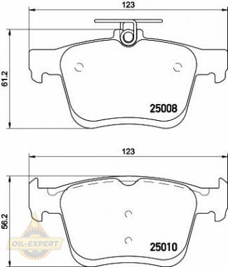 Textar Колодки тормозные дисковые TEXTAR 2500801 - Картинка 1