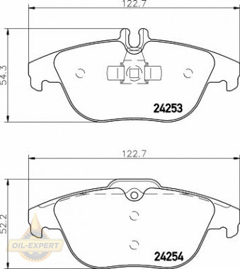 Textar Колодки тормозные дисковые TEXTAR 2425301 - Картинка 1