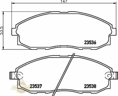 Textar Колодки тормозные дисковые TEXTAR 2353601 - Картинка 1