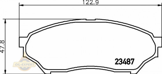 Textar Колодки тормозные дисковые TEXTAR 2348701 - Картинка 1