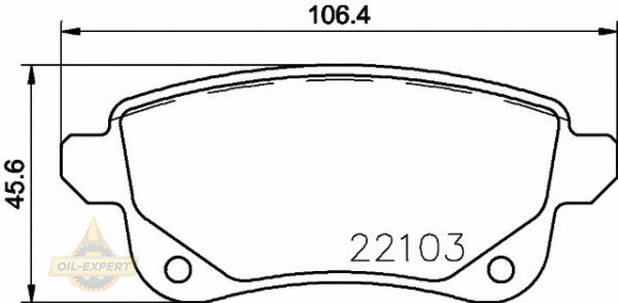 Textar Колодки дискові гальмові TEXTAR 2210301 - Заображення 1