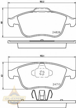 Textar Колодки тормозные дисковые TEXTAR 2471001 - Картинка 1