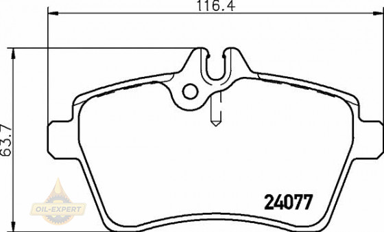 Textar Колодки тормозные дисковые TEXTAR 2407702 - Картинка 1