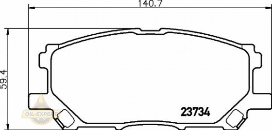 Textar Колодки дискові гальмові TEXTAR 2373401 - Заображення 1