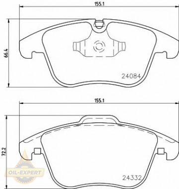 Textar Колодки тормозные дисковые TEXTAR 2433201 - Картинка 1