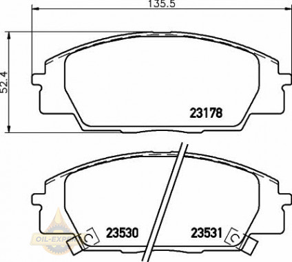 Textar Колодки тормозные дисковые TEXTAR 2317801 - Картинка 1