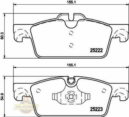 Textar Колодки тормозные дисковые TEXTAR 2522201 - Картинка 1