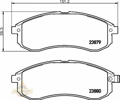 Textar Колодки тормозные дисковые TEXTAR 2387902 - Картинка 1
