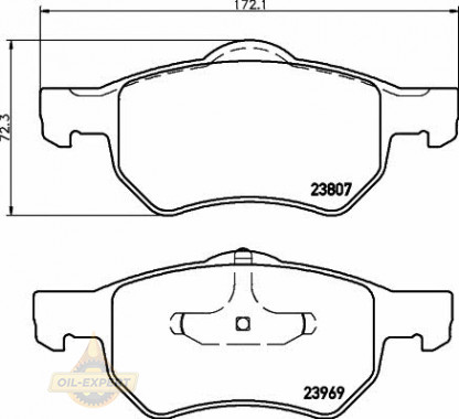 Textar Колодки тормозные дисковые TEXTAR 2380701 - Картинка 1