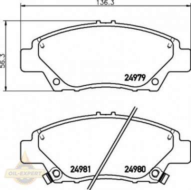 Textar Колодки тормозные дисковые TEXTAR 2497901 - Картинка 1
