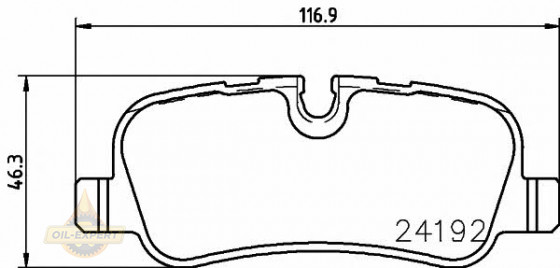 Textar Колодки тормозные дисковые TEXTAR 2419204 - Картинка 1