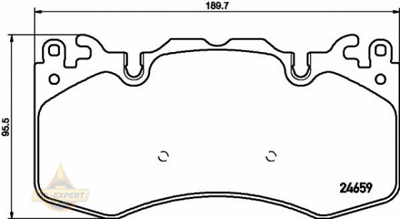 Textar Колодки тормозные дисковые TEXTAR 2465901 - Картинка 1