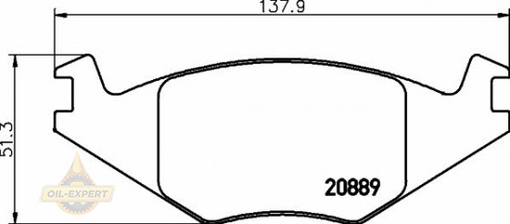 Textar Колодки тормозные дисковые TEXTAR 2088902 - Картинка 1