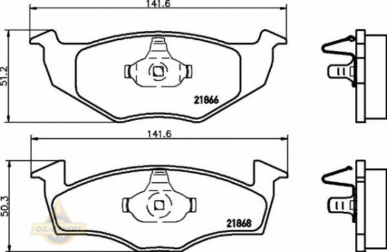 Textar Колодки тормозные дисковые TEXTAR 2186603 - Картинка 1