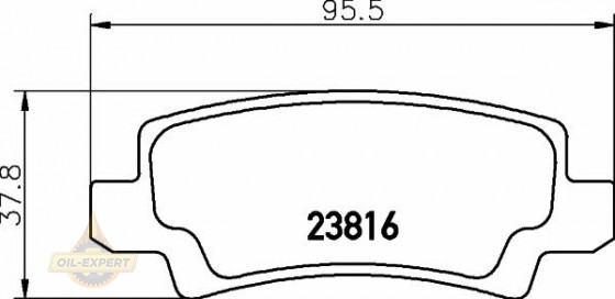 Textar Колодки тормозные дисковые TEXTAR 2381601 - Картинка 1