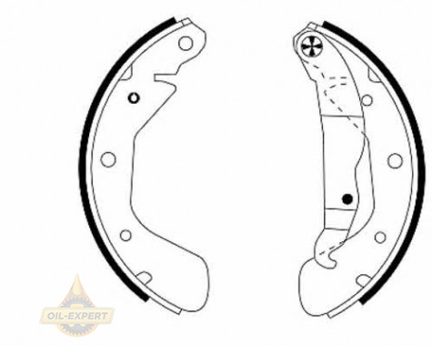 Textar Колодки тормозные барабанные TEXTAR 91044800 - Картинка 1