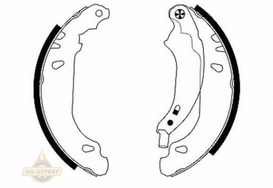 Textar Колодки тормозные барабанные TEXTAR 91053800 - Картинка 1