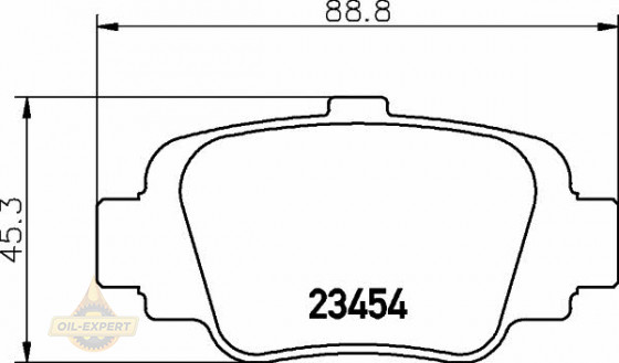Textar Колодки тормозные дисковые TEXTAR 2345401 - Картинка 1