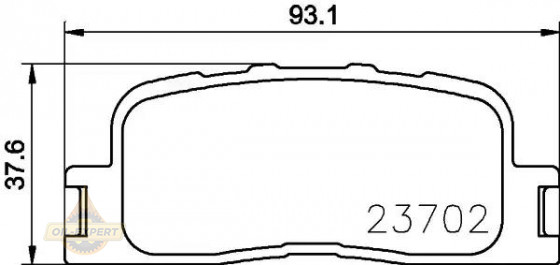 Textar Колодки тормозные дисковые TEXTAR 2370205 - Картинка 1