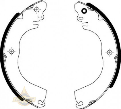 Textar Колодки тормозные барабанные TEXTAR 91082000 - Картинка 1