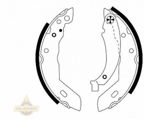 Textar Колодки гальмівні барабанні TEXTAR 91031200 - Заображення 1