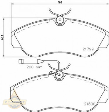 Textar Колодки тормозные дисковые TEXTAR 2179901 - Картинка 1