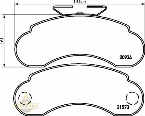 Textar Колодки тормозные дисковые TEXTAR 2157302 - Картинка 1