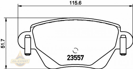 Textar Колодки тормозные дисковые TEXTAR 2355701 - Картинка 1