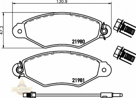 Textar Колодки тормозные дисковые TEXTAR 2198003 - Картинка 1