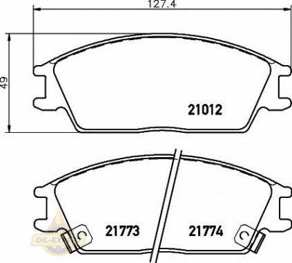 Textar Колодки тормозные дисковые TEXTAR 2101202 - Картинка 1