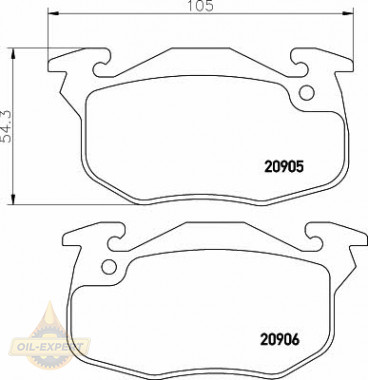 Textar Колодки тормозные дисковые TEXTAR 2090602 - Картинка 1