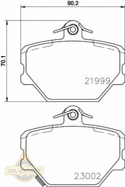 Textar Колодки тормозные дисковые TEXTAR 2199901 - Картинка 1