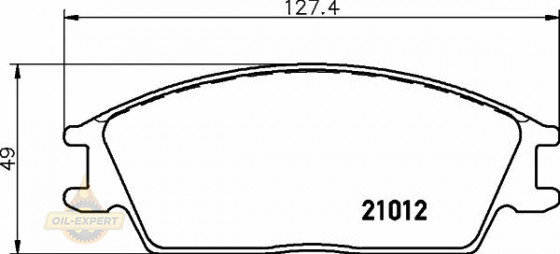 Textar Колодки тормозные дисковые TEXTAR 2101204 - Картинка 1