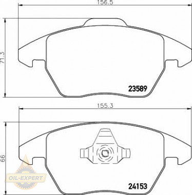 Textar Колодки тормозные дисковые TEXTAR 2358901 - Картинка 1