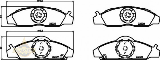 Textar Колодки тормозные дисковые TEXTAR 2323101 - Картинка 1