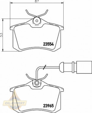 Textar Колодки тормозные дисковые TEXTAR 2355403 - Картинка 1