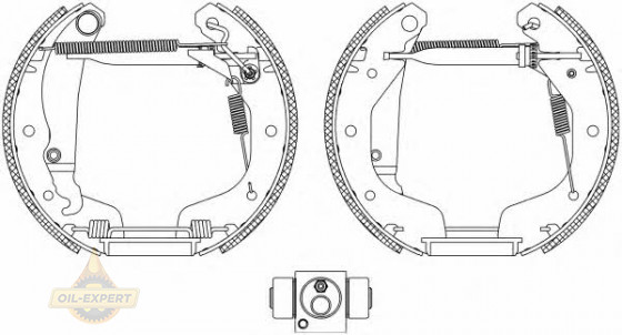 Textar Колодки тормозные барабанные TEXTAR 84058200 - Картинка 1