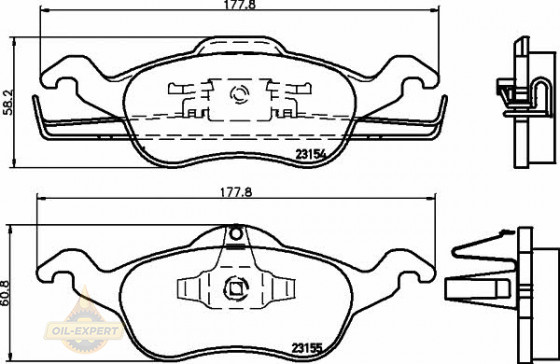 Textar Колодки тормозные дисковые TEXTAR 2315402 - Картинка 1